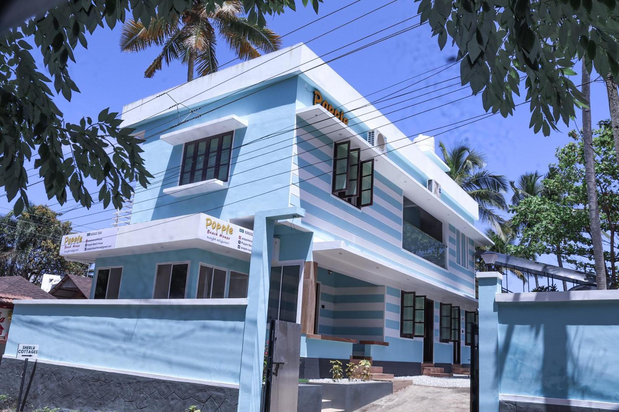 Popple Beach House Varkala Buitenkant foto
