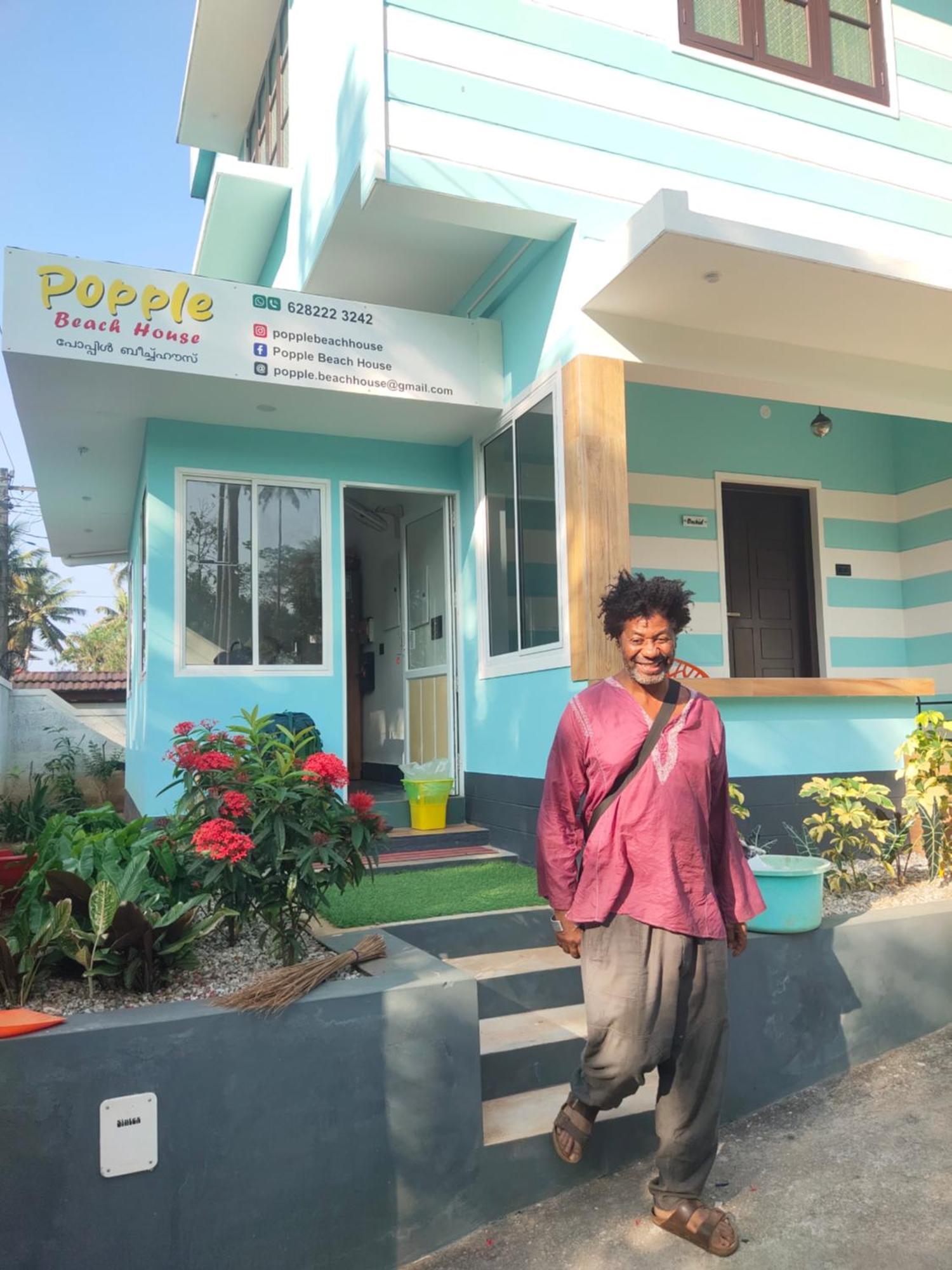 Popple Beach House Varkala Buitenkant foto