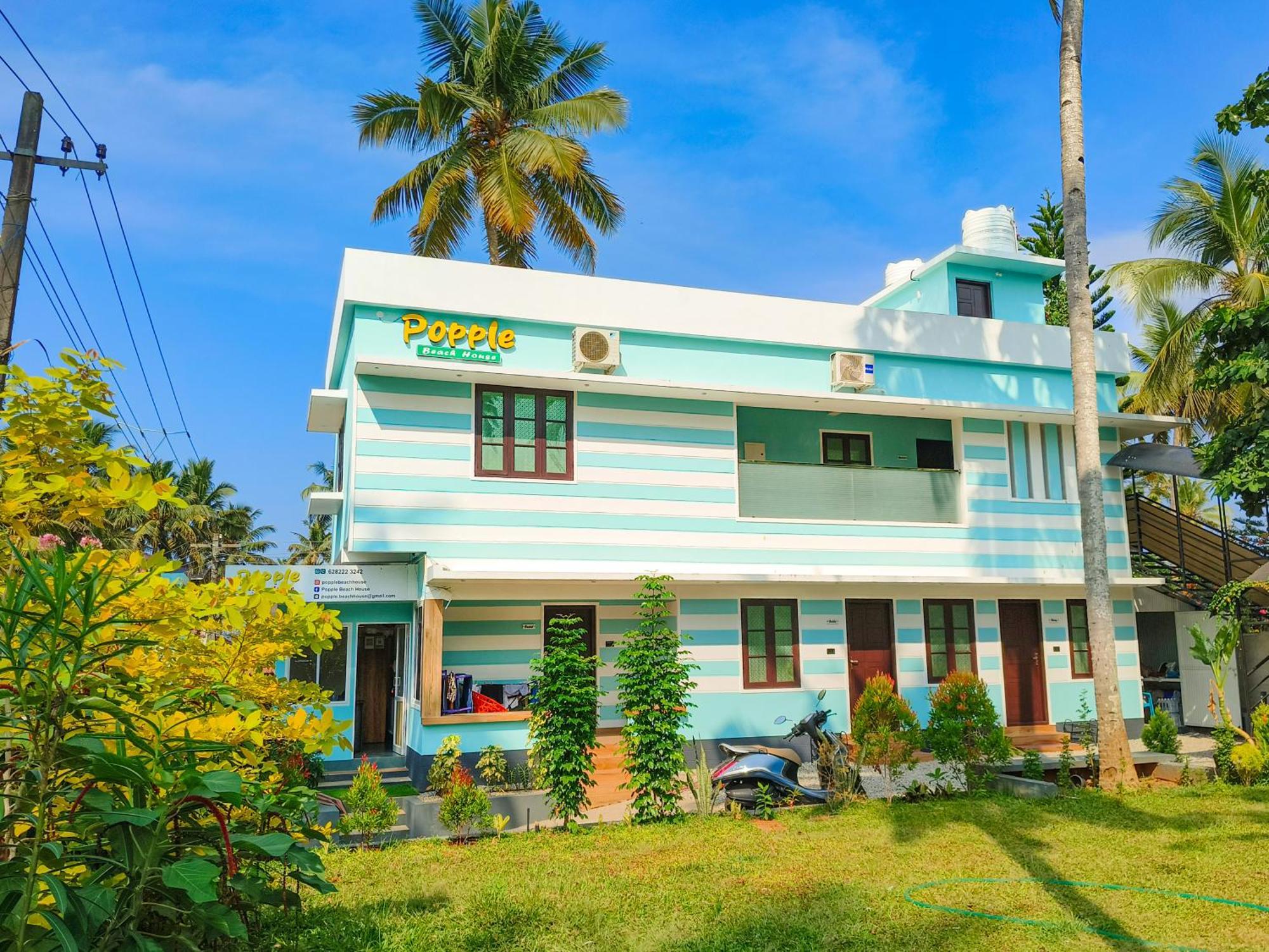 Popple Beach House Varkala Buitenkant foto