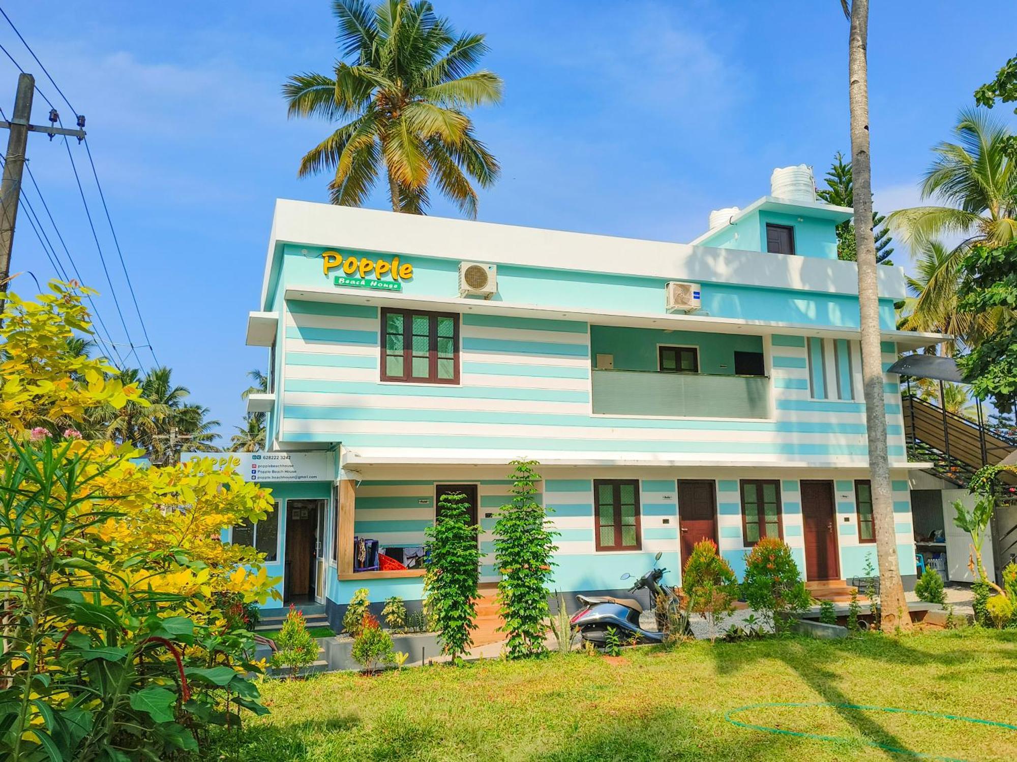 Popple Beach House Varkala Buitenkant foto